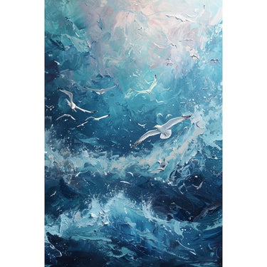 Ocean Waves Oil Canvas
